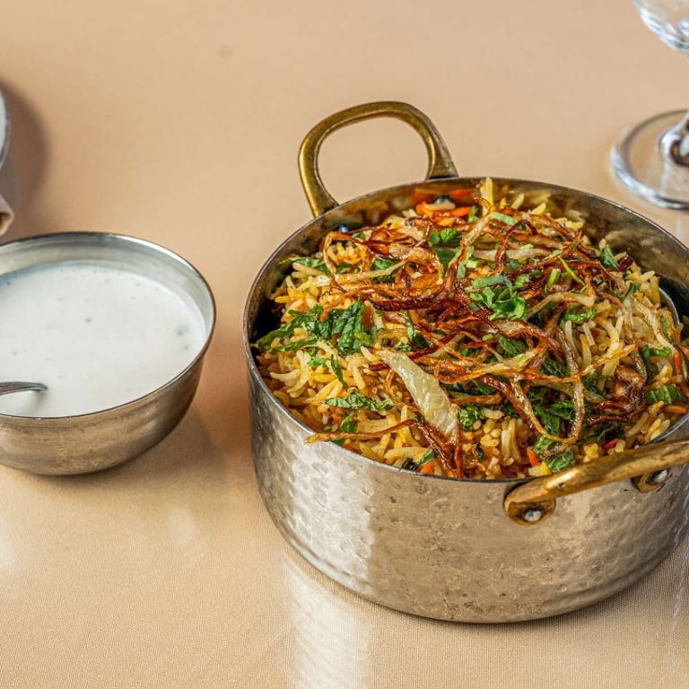 Delicious Lamb Biryani Awaits